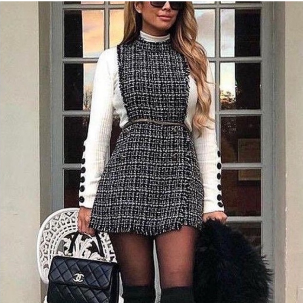 Zara tweed romper